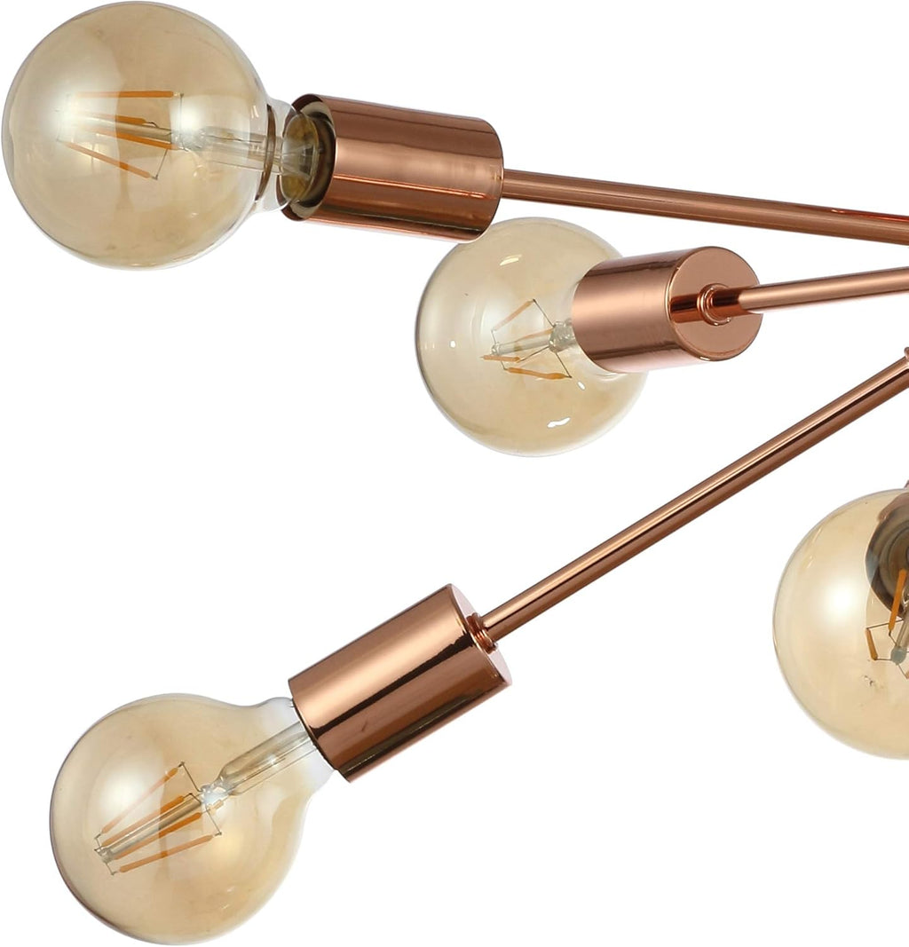 Copper Metal LED Flush-Mount Light X70694