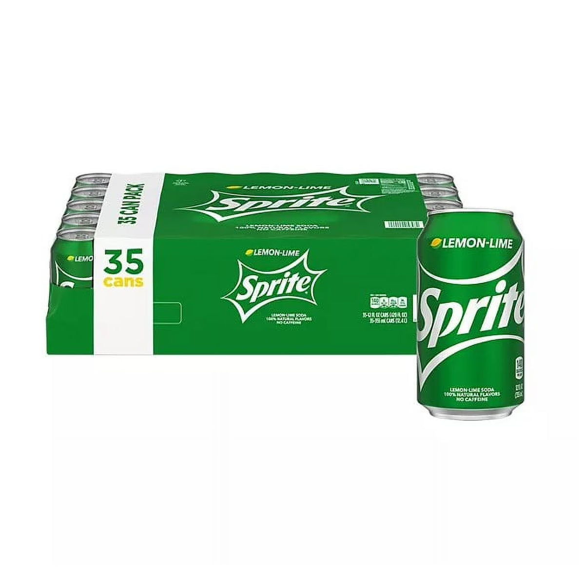 Lemon Lime Soda Cans, 12 Ounce (Pack of 35) J3036