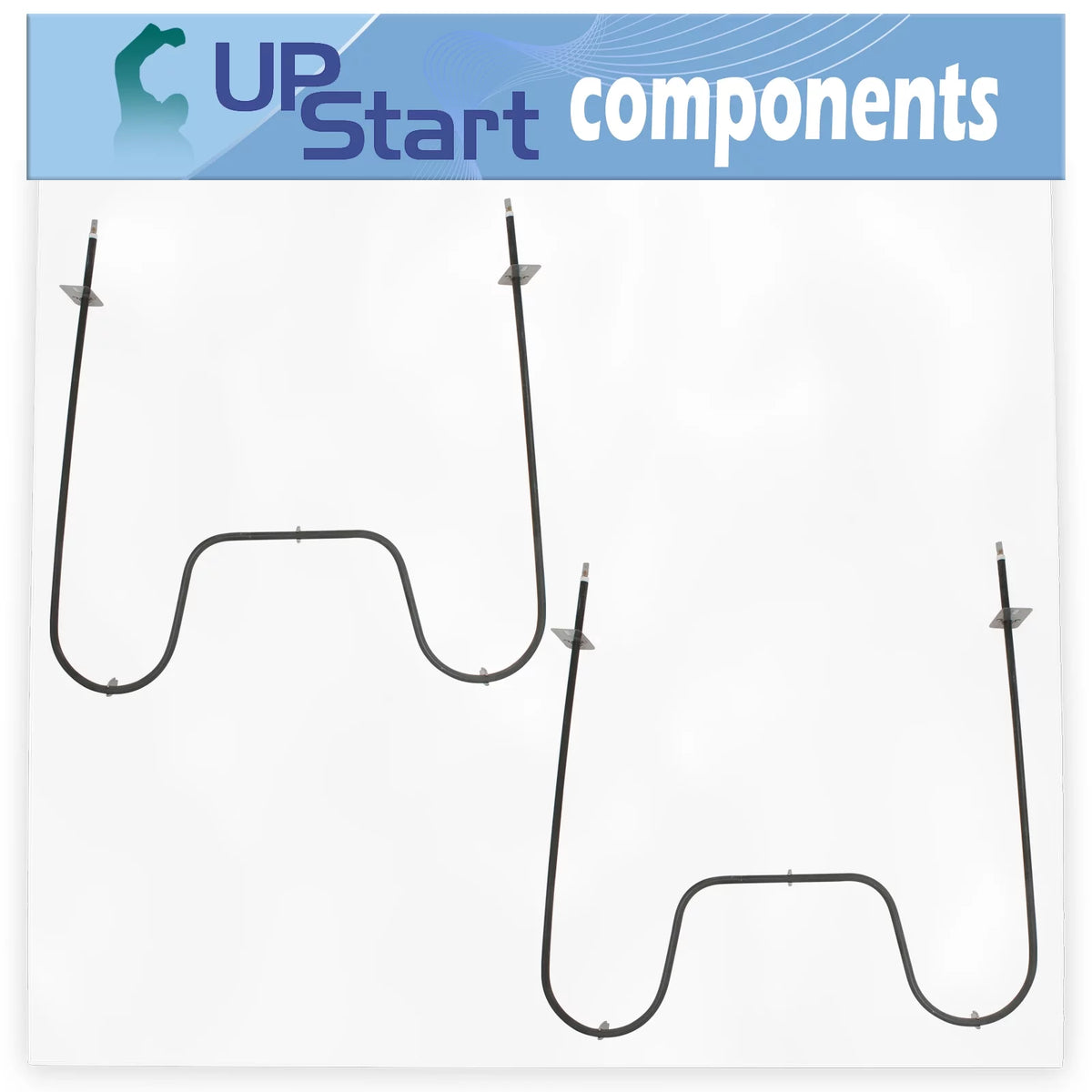 2-Pack Bake Element Replacement Range Heating Element A831