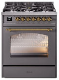30 Dual Fuel Natural Gas Range V83481