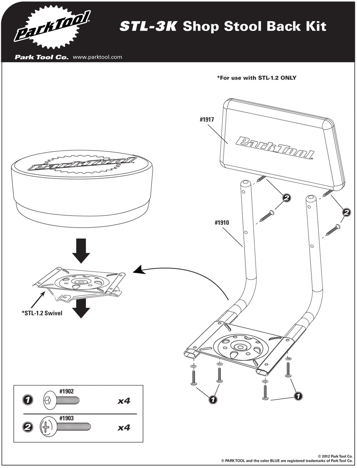 Backrest Kit A3750