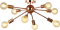 Copper Metal LED Flush-Mount Light X70694