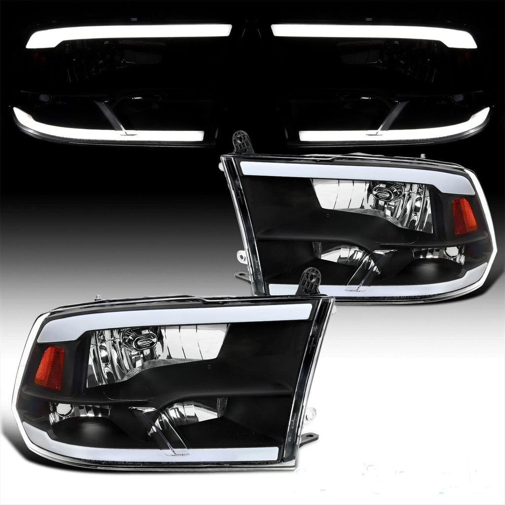 Chrome Housing Headlight Assembly for Dodge Ram Pickup H72895