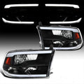 Chrome Housing Headlight Assembly for Dodge Ram Pickup H72895