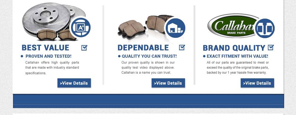 Brake Disc Rotors and Metallic Brake Pads A371