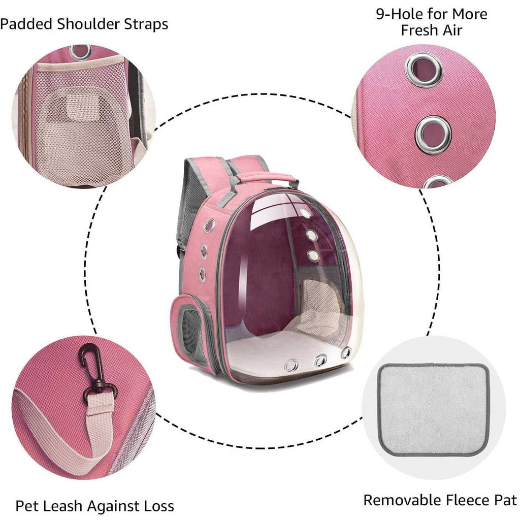 Cat Backpack Carrier Bubble Bag Small Dog Backpack Carrier P3331