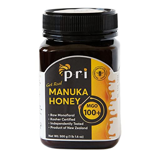 MGO 100+ Raw Monofloral Manuka Honey, 500g V936