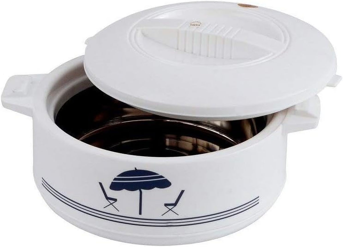 2.5-Liter Stainless Steel Insulated Casserole Food Warmer/Cooler V625461