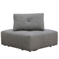 Gray Linen Fabric Corner Wedge Z769100
