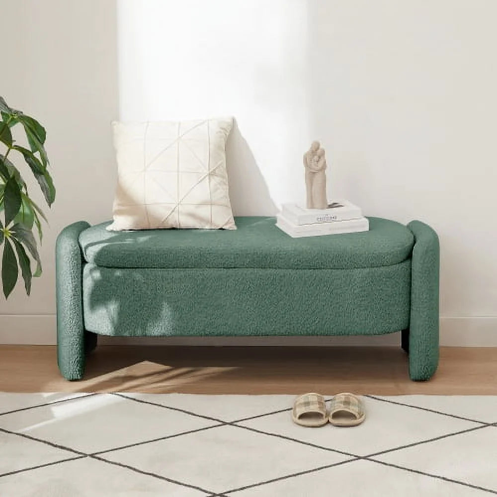 Oval Storage Bench with Large Storage Space N82027