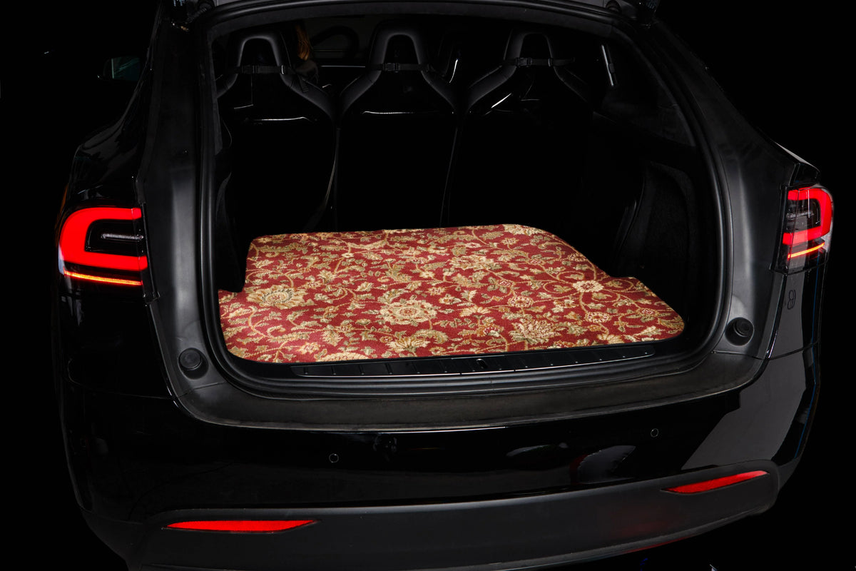 Red Oriental Car Mats O3454