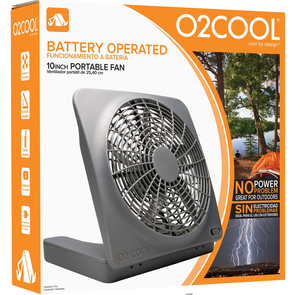 10 inch Battery or Electric Portable Fan W29210