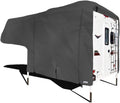 Truck Bed Camper Storage Cover, 300D Polyester, Gray, 96" L x 102" W x 85" H X9790