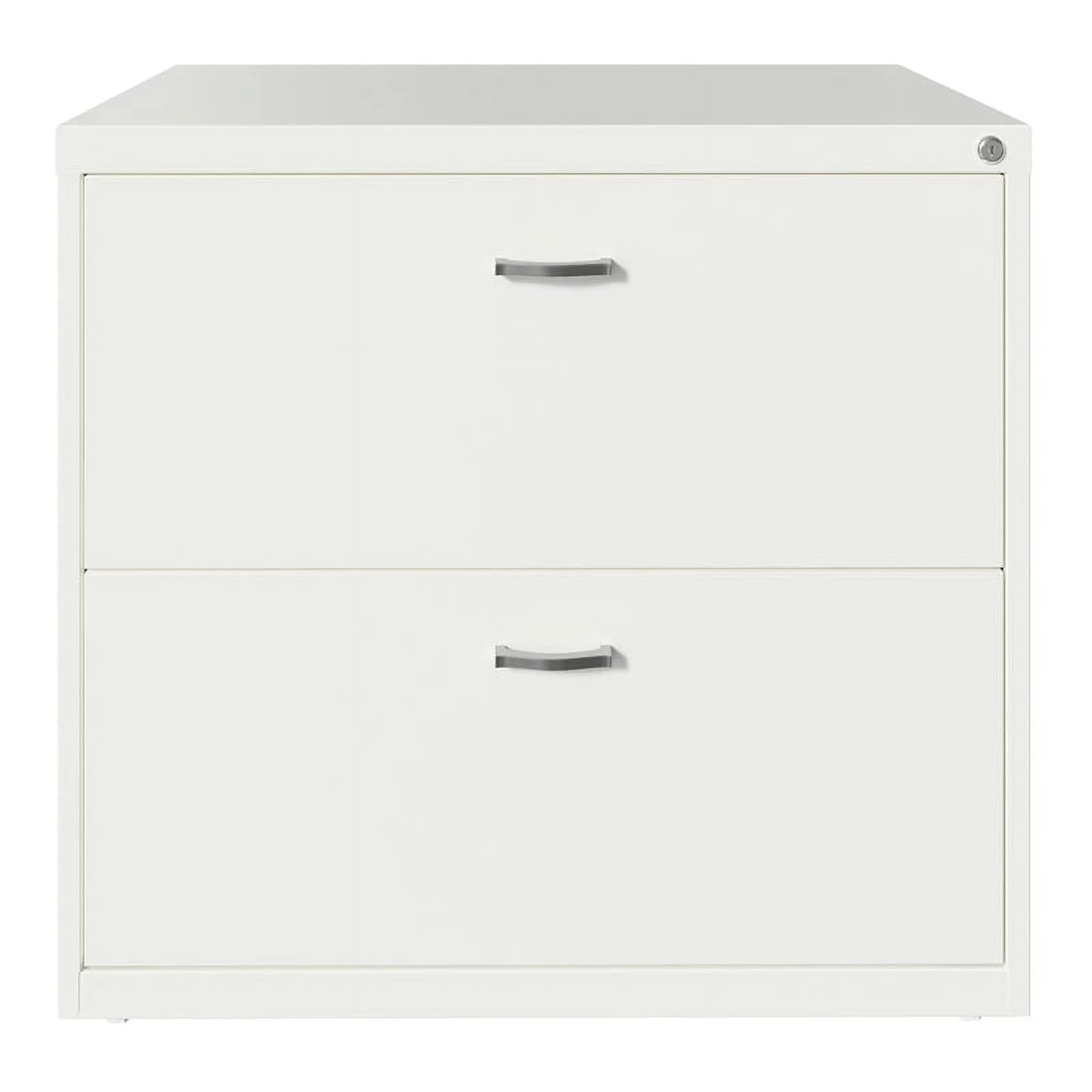 White 2 Drawer Metal Filing Cabinet Set of 2 Y291