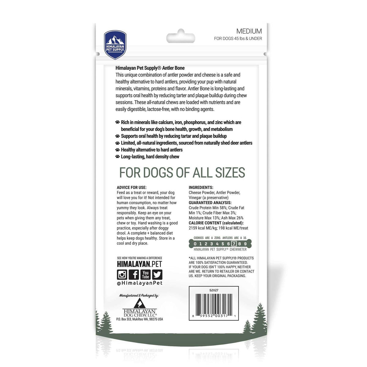Antler Bone Dog Chew Y4568