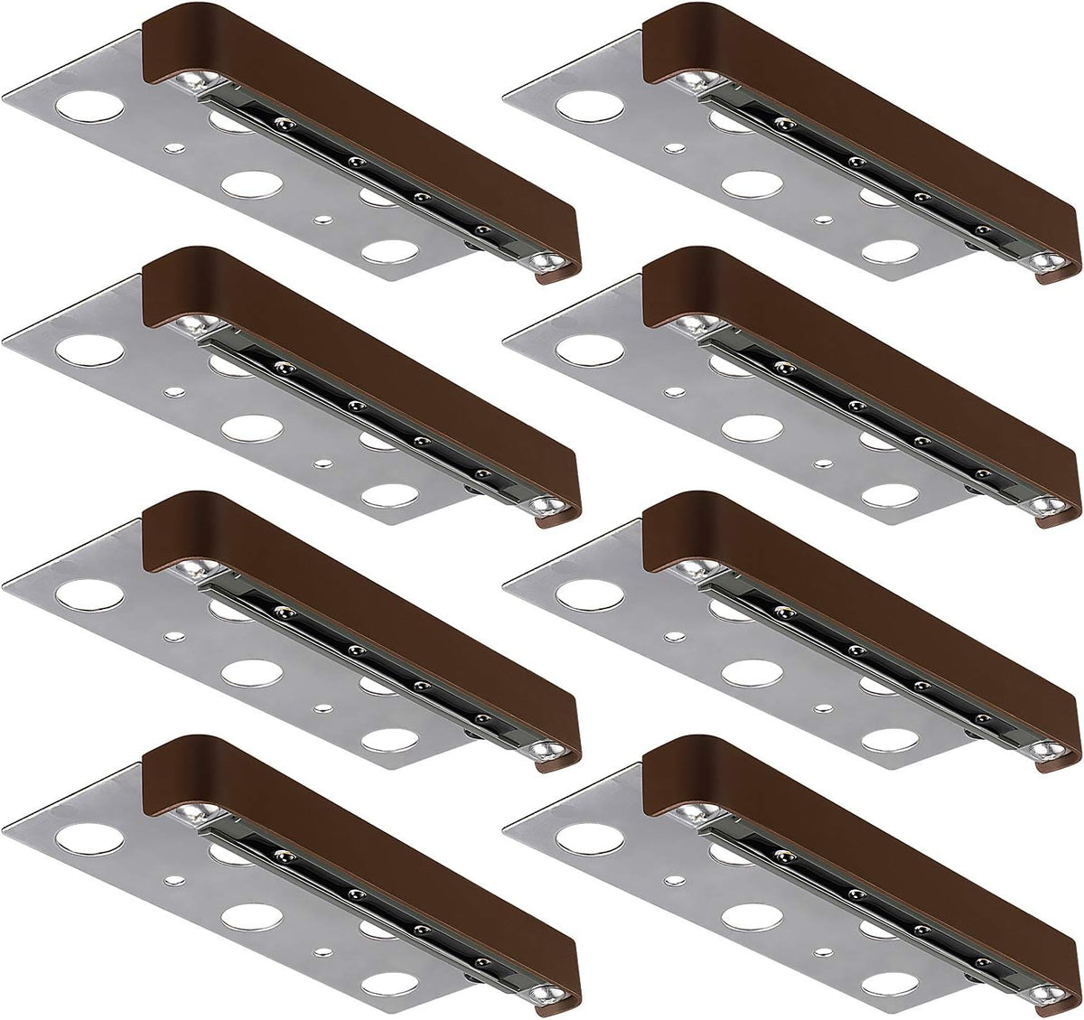 8-Pack 7 Inch LED Hardscape Lighting, 1.5W Outdoor Step Lights, 5000K Daylight R82138