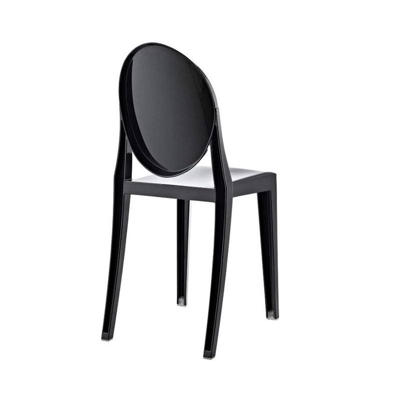 Polycarbonate Armless Chair Set of 2 S8616