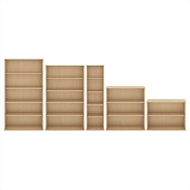 Natural Maple 3 Shelf Bookcase L66714
