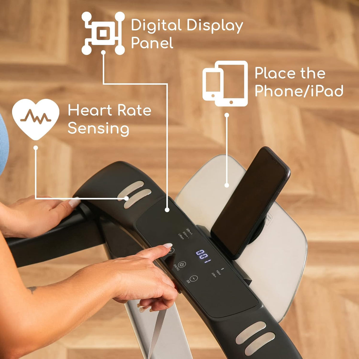 Foldable Compact Electric Treadmill L56352