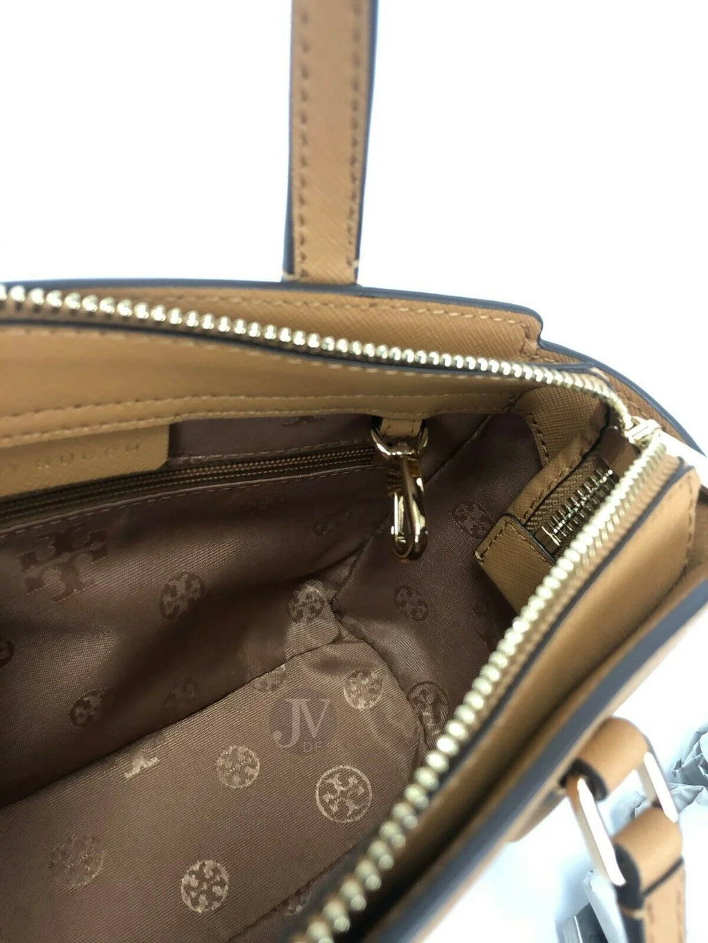 Saffiano Leather Mini Top Zip Tote Handbag Q120982