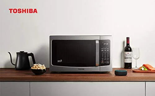 Smart Countertop Microwave Oven, 1100W, 1.3 Cu.ft, Stainless Steel L118638