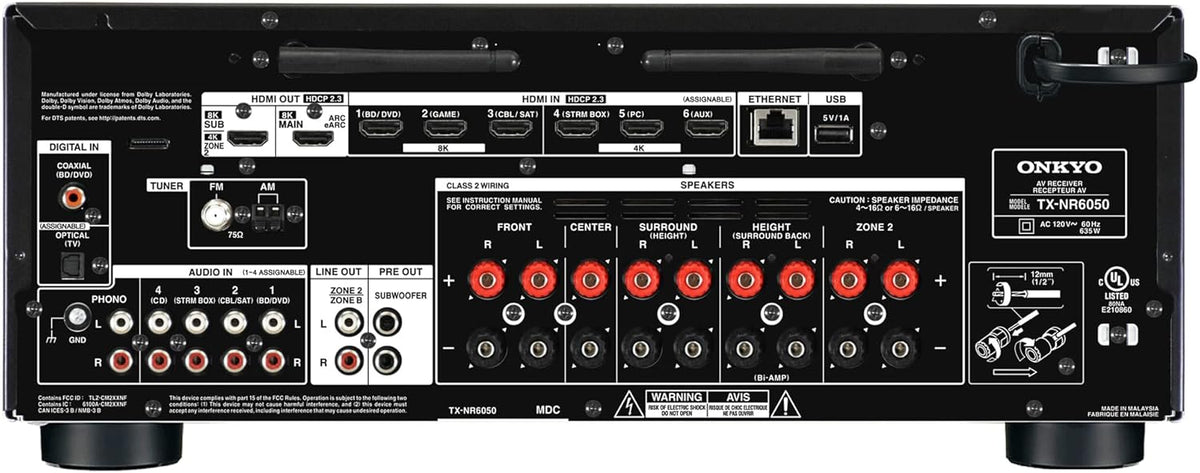 7.2-Channel Network AV Receiver Black D527