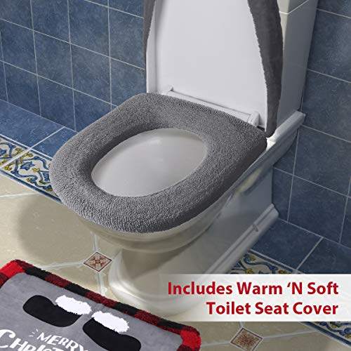 Set of 5 Toilet Seat Cover and Rug Set A247