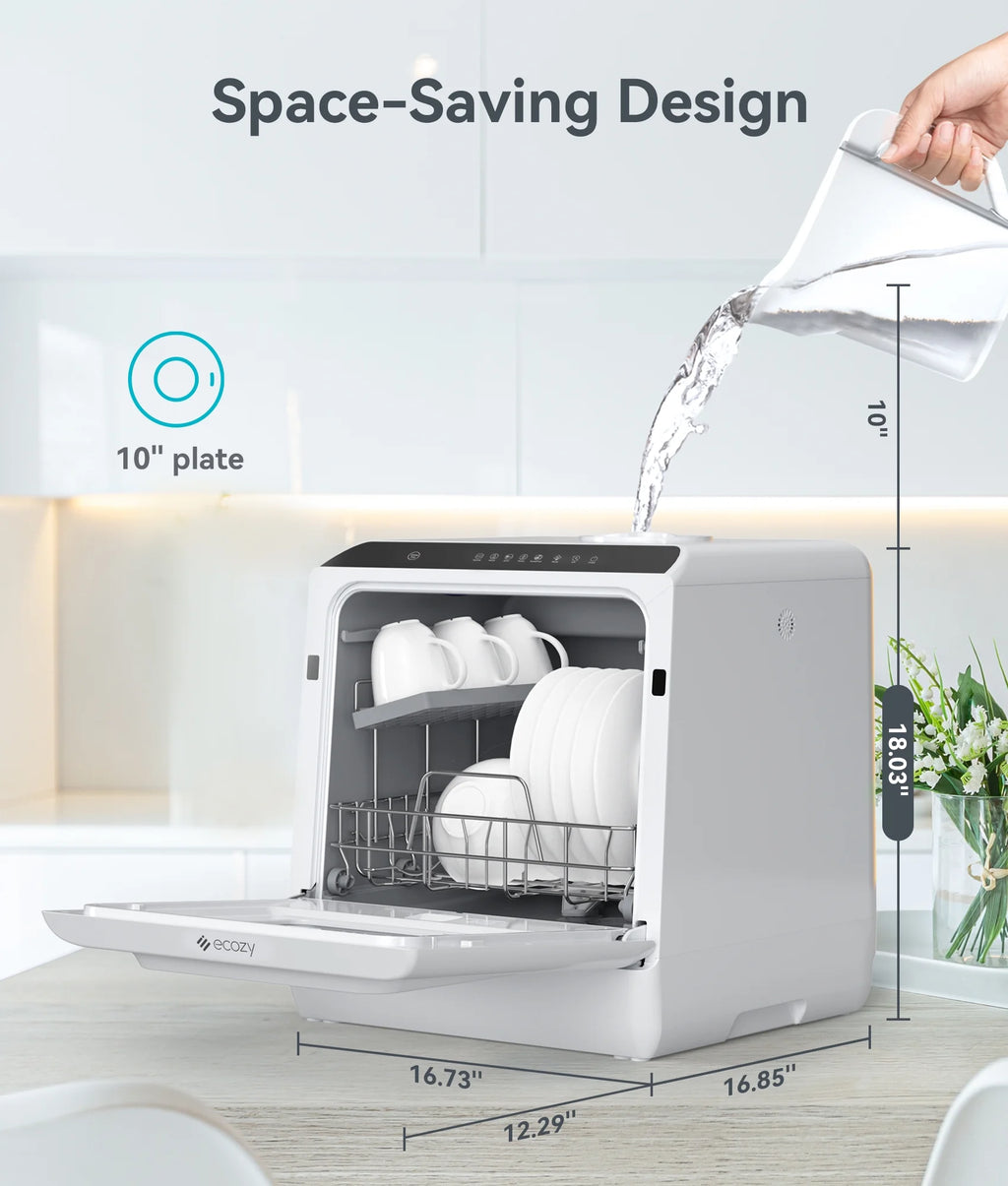 Countertop Dishwasher with 5L Water Tank and 5 Washing Programs F284925