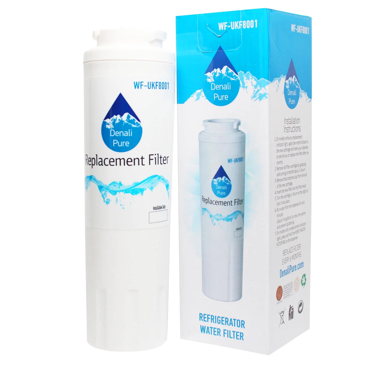 4-Pack Replacement Refrigerator Water Filter Cartridge P308