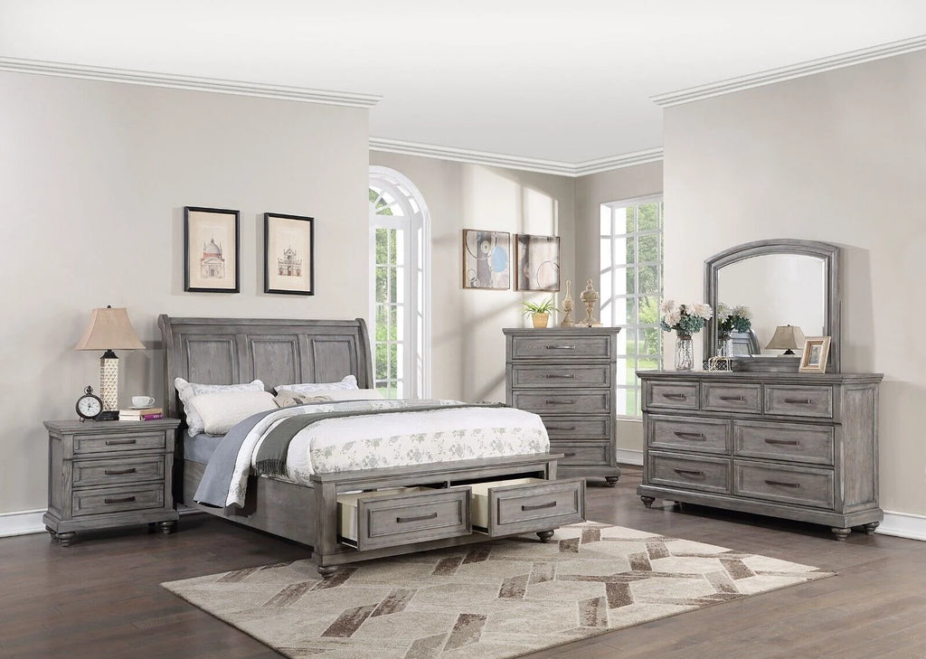 Cal King Size 4pc Bedroom Furniture Set C60066