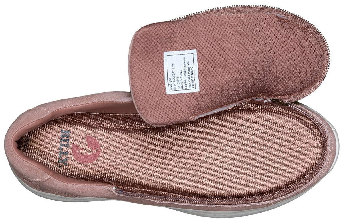 Blush Suede Comfort Lows A3097
