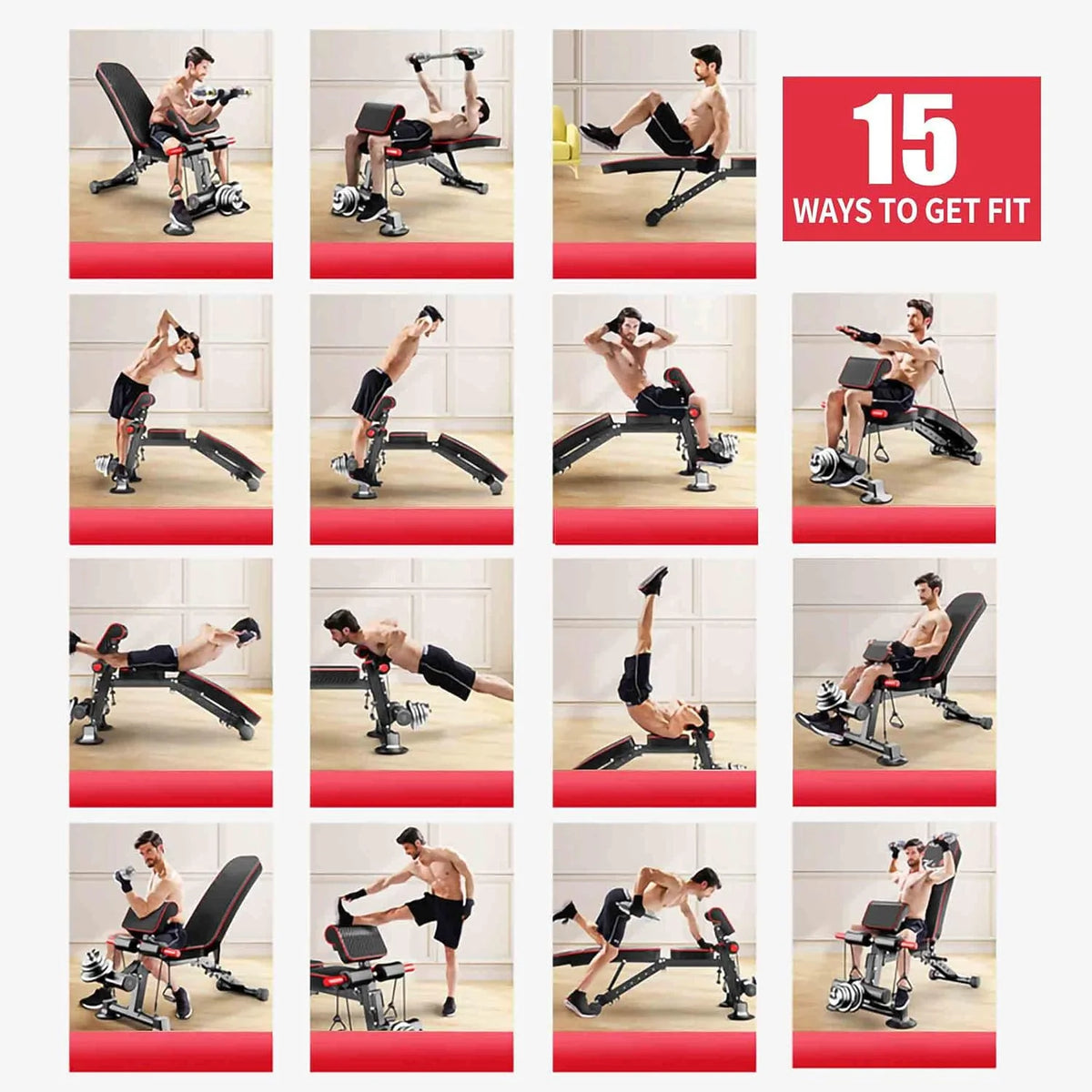 Adjustable Foldable Weight Bench Q54784
