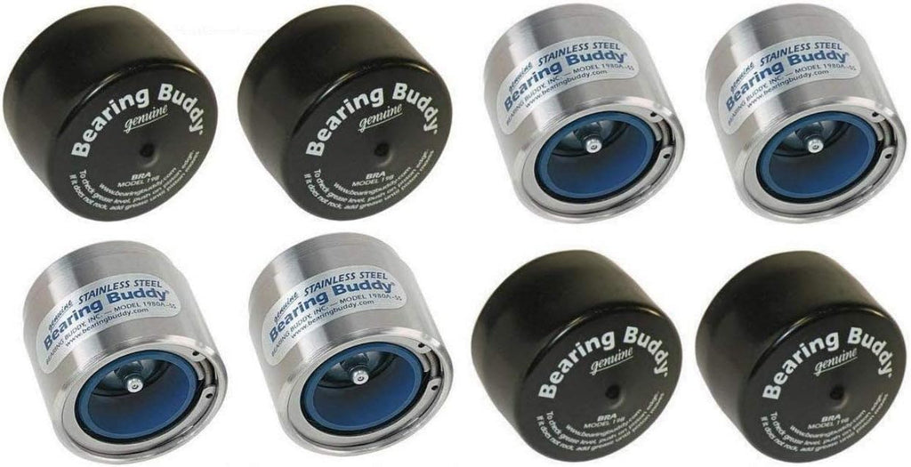 Bearing Buddy 1.980 Stainless Steel Wheel Center Caps (2 Pairs) L9305