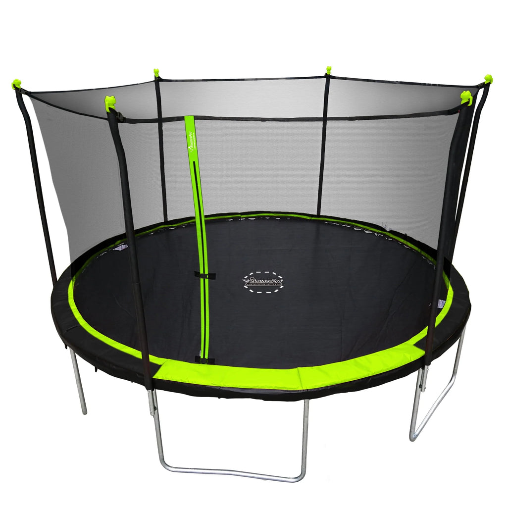 14ft Trampoline with Enclosure X498