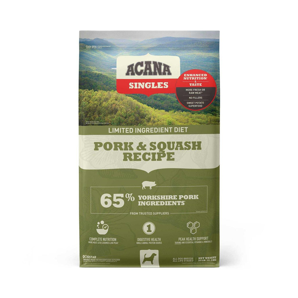 Grain-Free Pork & Squash Dry Dog Food, 22.5-lb bag L492