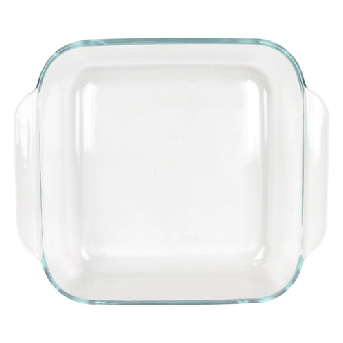 2-Quart Square Clear Glass Casserole Baking Dish V9056