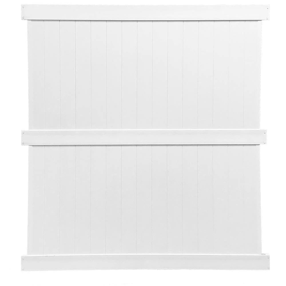 White Vinyl Privacy Fence Panel Kit X3663