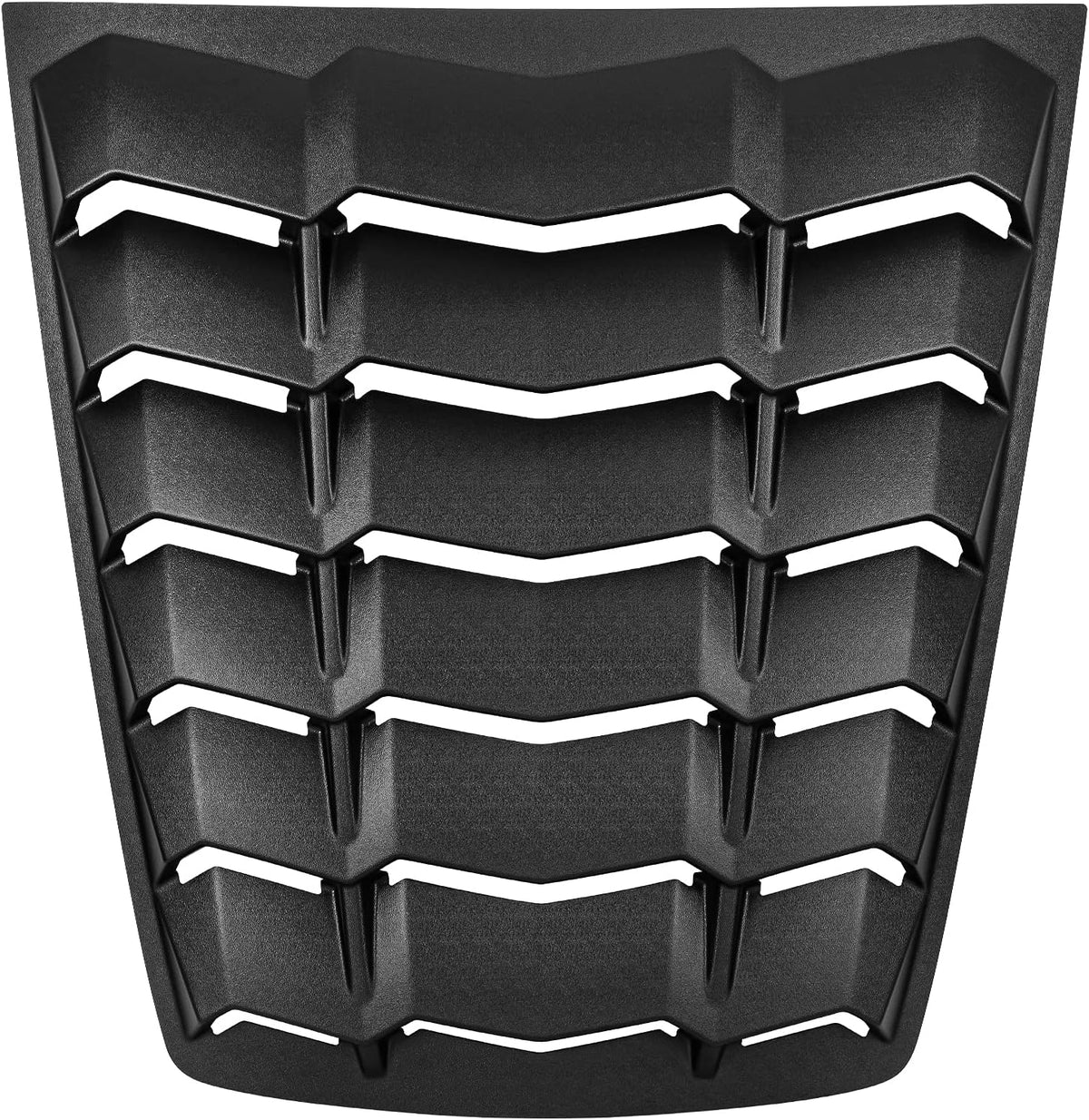 Rear Window Louver Sunshade Cover ABS Matte Black L495