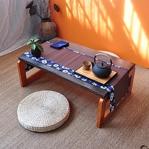 Walnut Oval Nesting Coffee Table Set of 2 with Metal Legs B7276