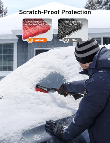 2 Pack 27" Snow Brush and Ice Scrapers A348