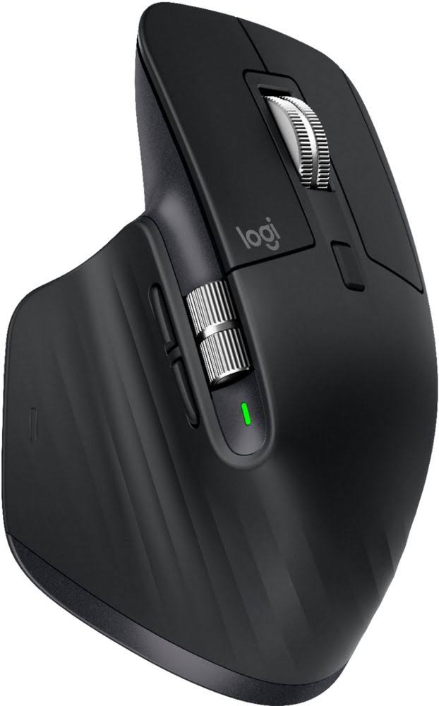 Black Wireless Laser Mouse J11710