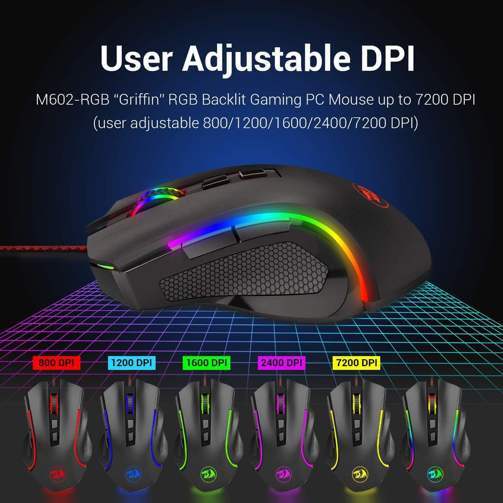 Mechanical Gaming Keyboard and Mouse Combo, Tenkeyless, 60% with Arrow Key, 7200 DPI Mouse, Pack of 2 V568