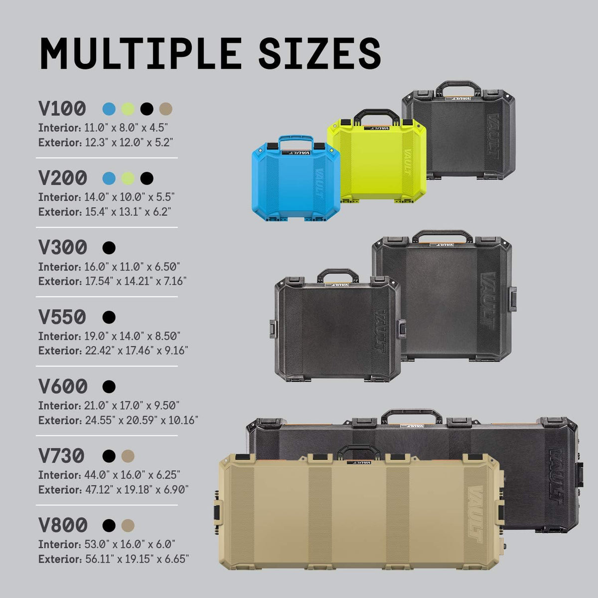 V300 Multi-Purpose Hard Case with Foam W6447