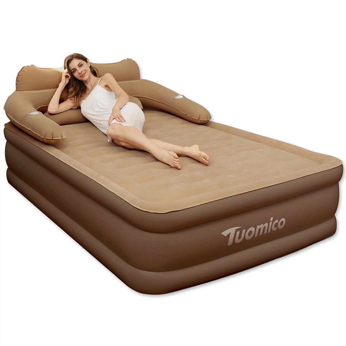 Queen Inflatable Airbed with Pump J733594