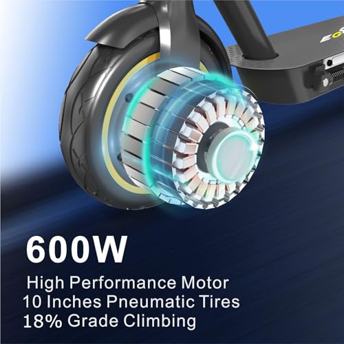 Electric Scooter with 10" tire, Foldable, 25 Mph, 31 Miles Range I8008