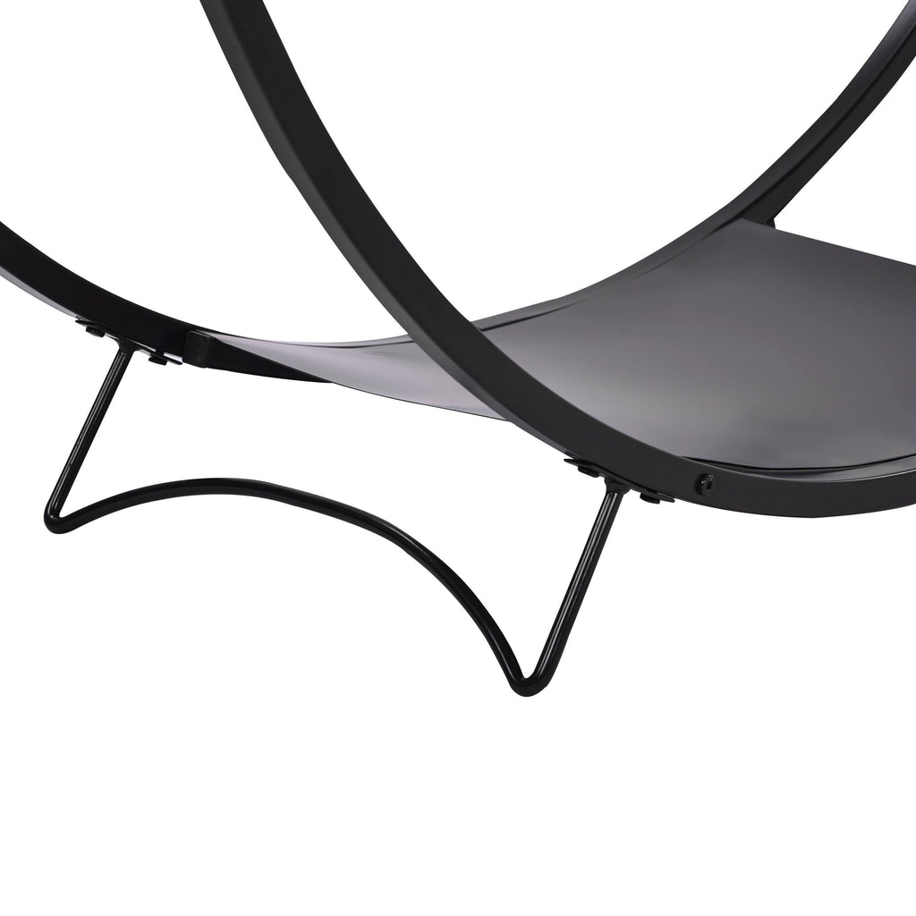 Black Distressed Wood Console Table C877