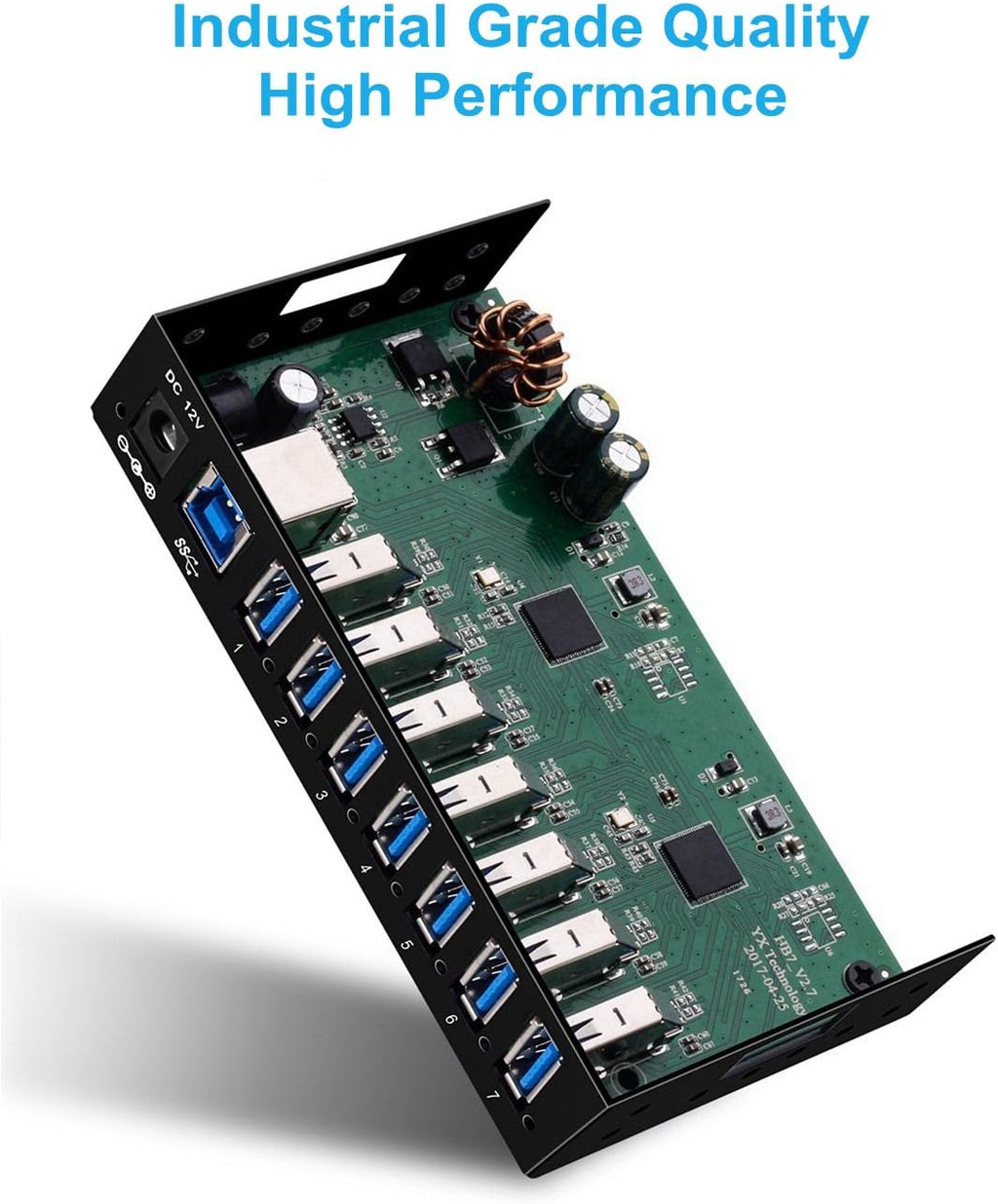 7-Port Powered USB 3.0 Hub with 12V/3A AC Adapter G42437