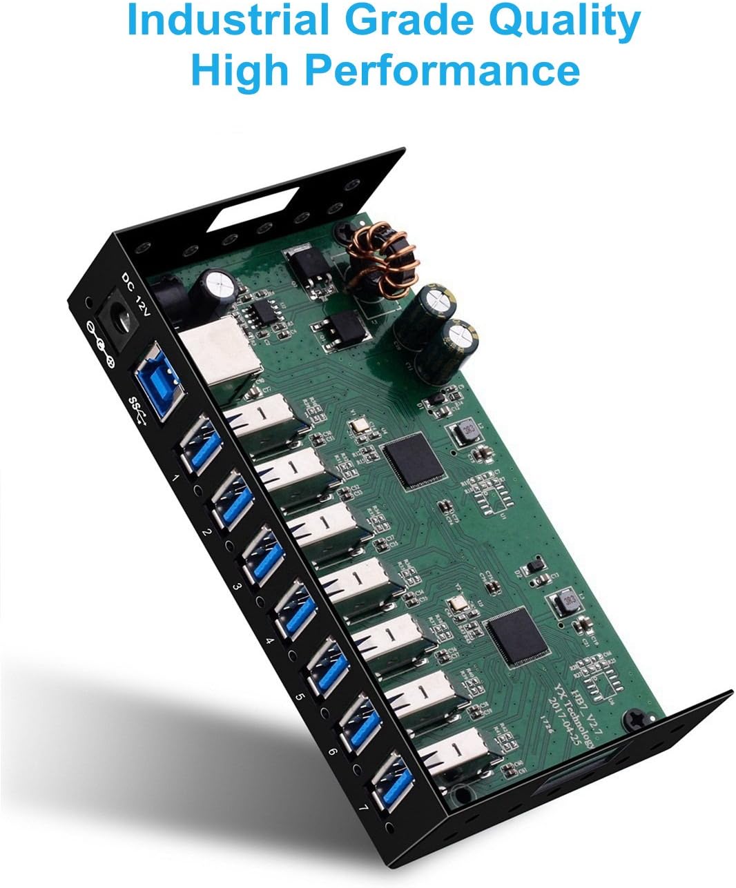7-Port Powered USB 3.0 Hub with 12V/3A AC Adapter G42437