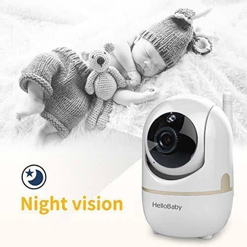 Baby Monitor with Remote Pan-Tilt-Zoom Camera and 3.2 LCD Screen, Infrared Night Vision E959