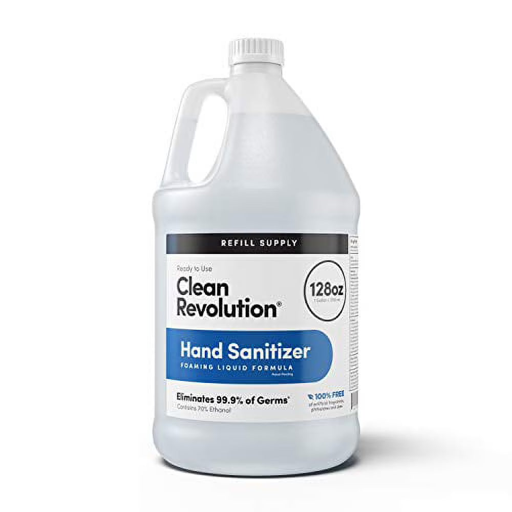 Hand Sanitizer 128oz Refill, 7.2 Lb Y36259